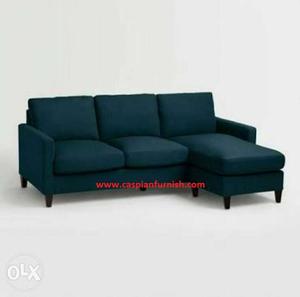 New Caspian Blue Sofa L Shape