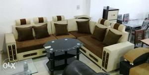 New L Shape Corner Sofa Set