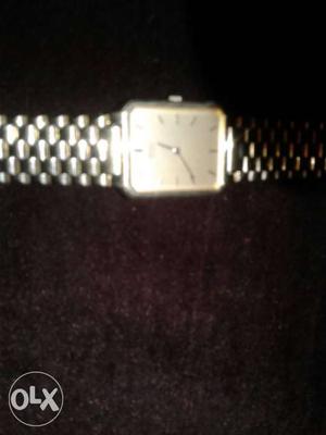 New Seiko golden watch.