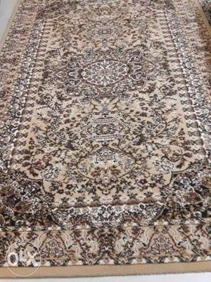 New kashmiri carpet going very cheap golden brown