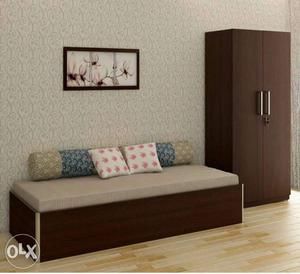New single bed with storage & 2 door wardrobe