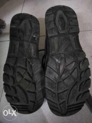 Pair Of Black Boots Outsole