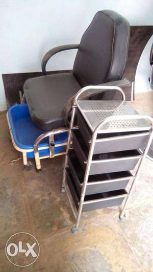 Pedicure faical chair and trolley