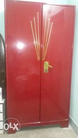 Red Metal Cabinet