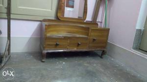 Retro look dressing table with drawers