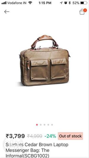 Scarter s Laptop bag very stylish and looks very premium