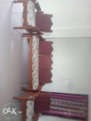 Sofa set (sagwan wood)