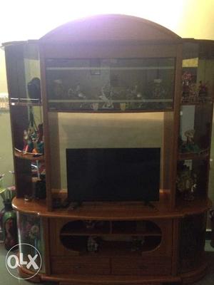 TV stand made of wood. Good condition