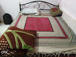 Very new only 4 months used bed and godrej mattress for
