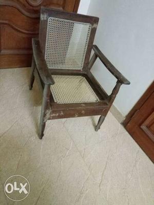 Very old super measurements, teak wood chair,good for