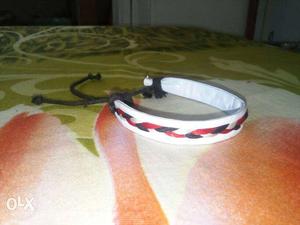 White And Red Bracelet