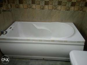 White Ceramic Hot Tub