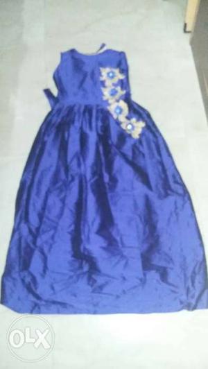 Women's Blue Spaghetti Strap Dress