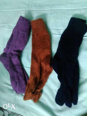 Woollen socks 150rs per each