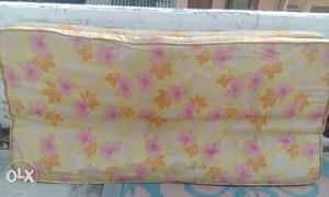 Yellow, Pink, And Green Floral Mattress