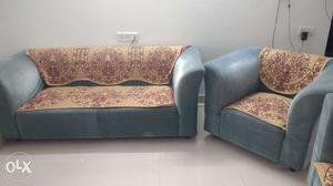 3+2 seater sofa.. fabric- valvet