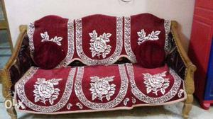 5yrs old sofa set.its very durable and its wood.
