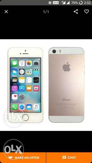 Apple iphone 5s 16gb Gold Colour In Mint