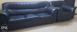 Black Sofa 3+1+1
