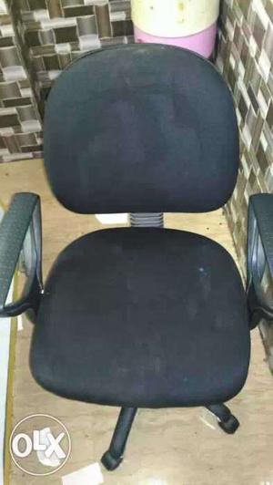 Black officer chair
