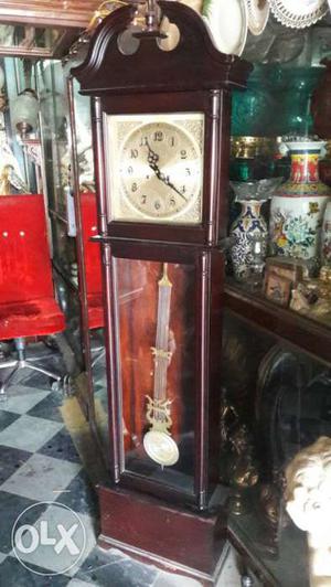 Brown Grandfather Clock