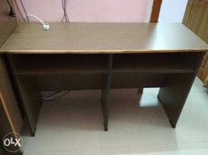 Brown Wooden Desk.Almost like new pieces.