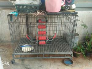 Dog folding cage for sale good condition