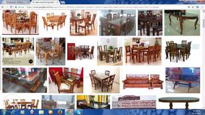 High Quality Teak wood Dinning table (Large) with Teak Chair