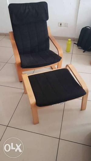Ikea Paong chair with ottoman (from USA)