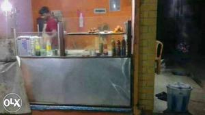 It's a new first food counter 6ft×27"×5ft...