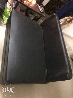 Leather 3+2 sofa in good condition for sale