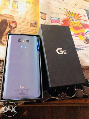 Lg g6 Blue colour Just 10 days used Limited