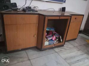 Made to order strong wooden tv cabinet /unit with 2
