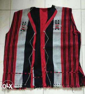Mens jacket Red, Black, And Gray