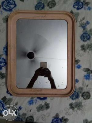 Plastic framed mirror