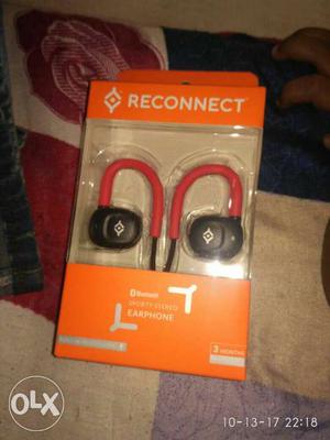 Reconnect Bluetooth all new earphone with seal
