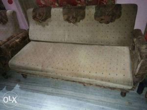 Sofa 5 seater with valvate covring