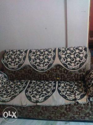 Sofa with sofa cover and 3 seater