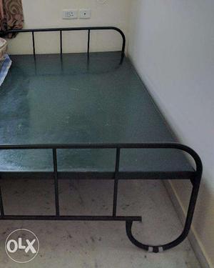 Steel Cot and Mattress