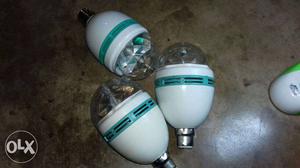Three White Bulbs