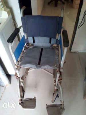 Vissco foldable wheel chair with big wheels