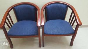 Wooden Chairs with cusion, some usage marks