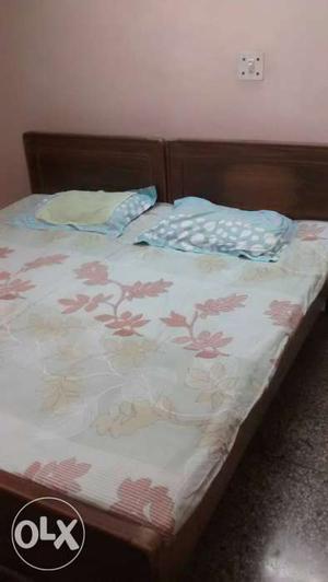 Wooden beds, king size in excellent condition.