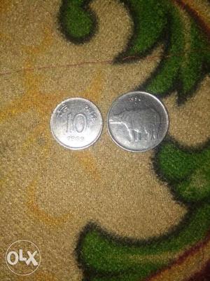 10 paisa & 25 paisa old coin for sale