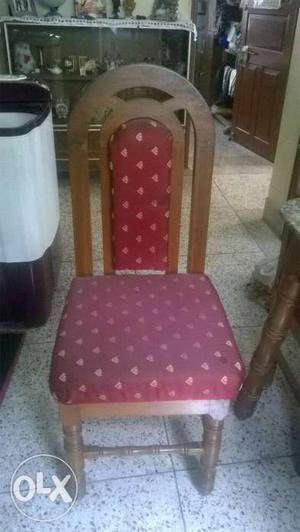 3 teak- wood chairs. Price can be negotiable.