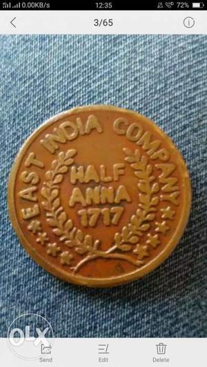 300 years Old Coin East India Company (Naag Mani