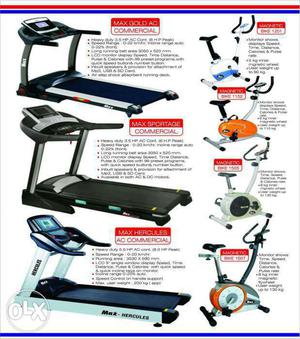 All Gym equipment's set up from 2.5 lac onwards
