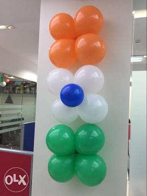 All types of balloon decoration. per balloon
