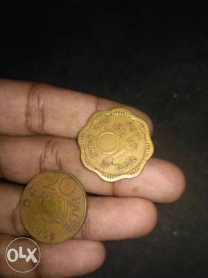 Authentic coins & rear...