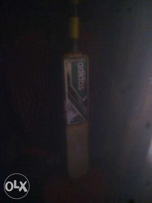 Beige And Green Adidas Cricket Bat